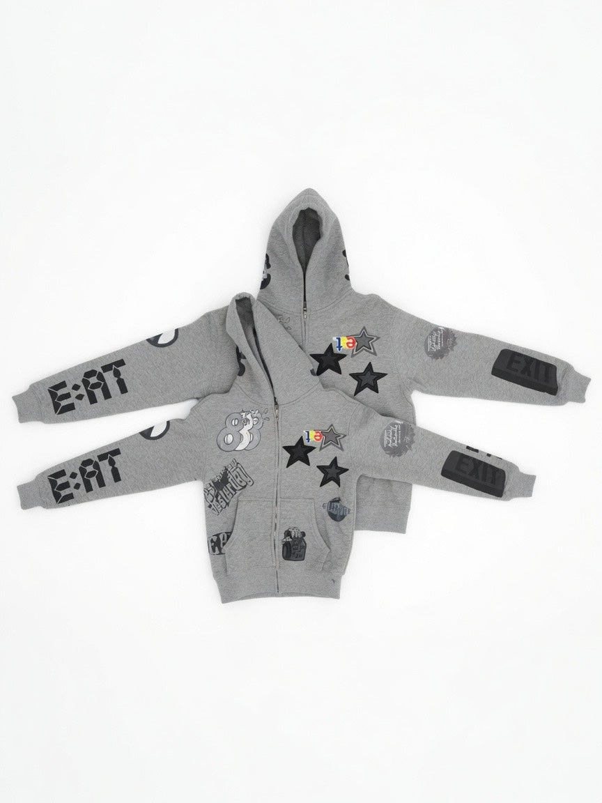 Kids Still Here Full Zip Hoodie