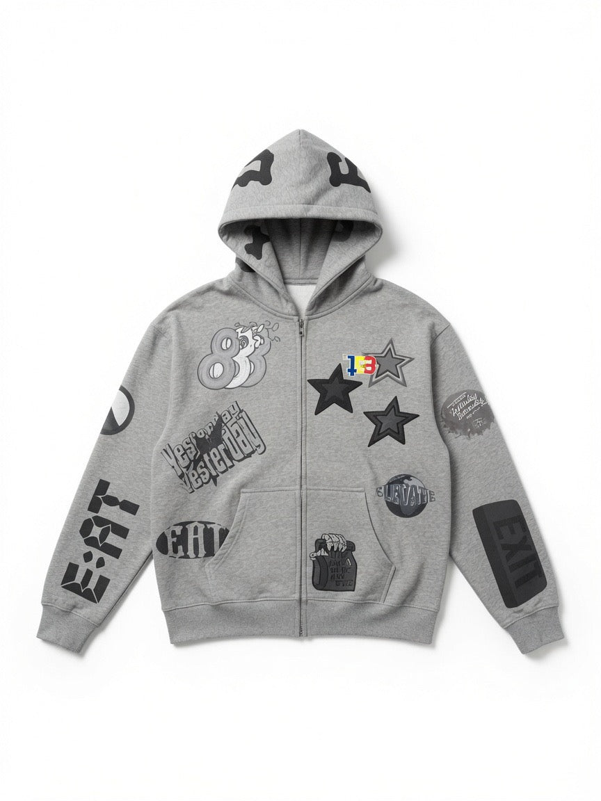 Kids Still Here Full Zip Hoodie